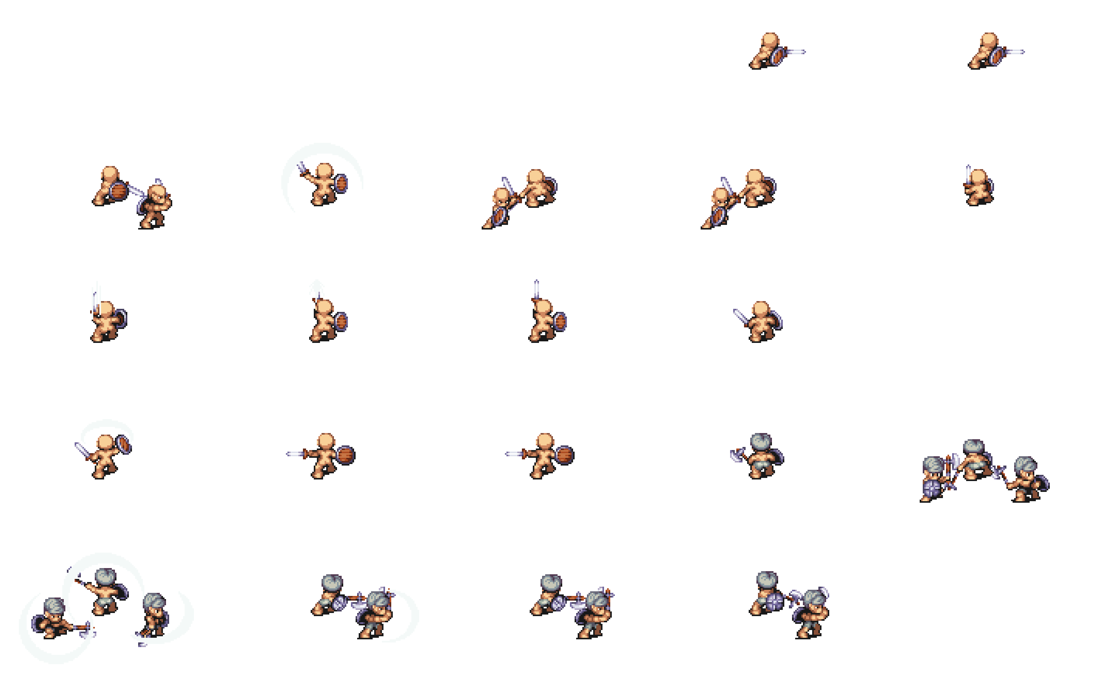 近战连击 · I+x+Dz · 片段 1/2 · 主体 2